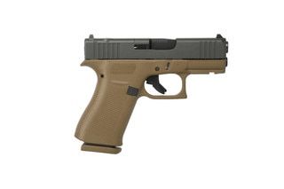 GLOCK G43X MOS 9mm Pistol in FDE with front accessory rail